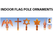 Indoor Flag Pole Ornaments