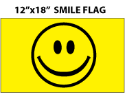 12" x 18" Smiley Face Flag