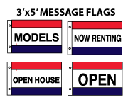 3 FT x 5 FT Message Flags