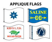 Custom All Sewn Applique Flags ( no print )